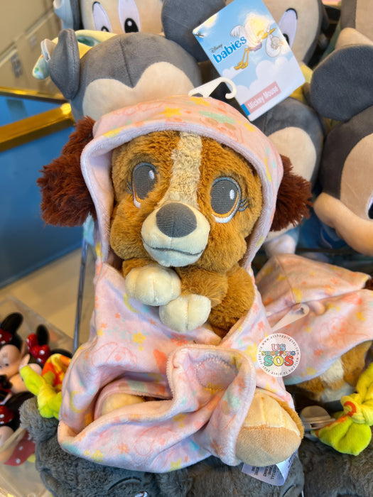 DLR/WDW - Disney Babies in Hooded Blanket Plush Toy - Lady