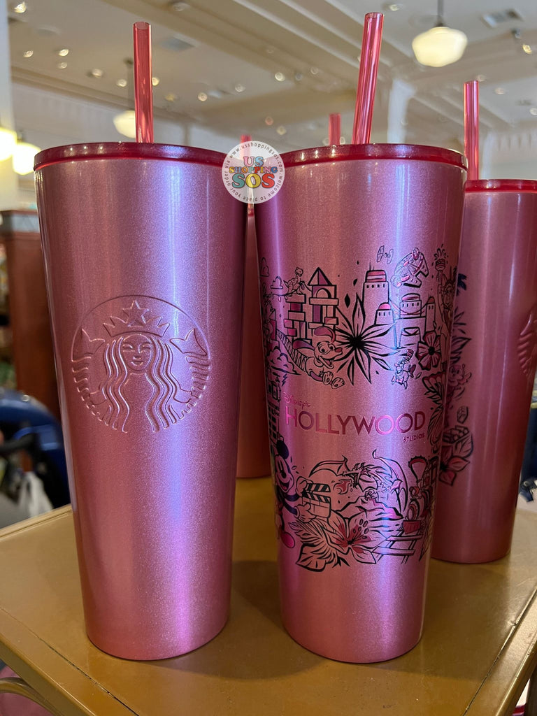 WDW - Starbucks Mickey Walt Disney World Pink Holographic Polka Dots C —  USShoppingSOS