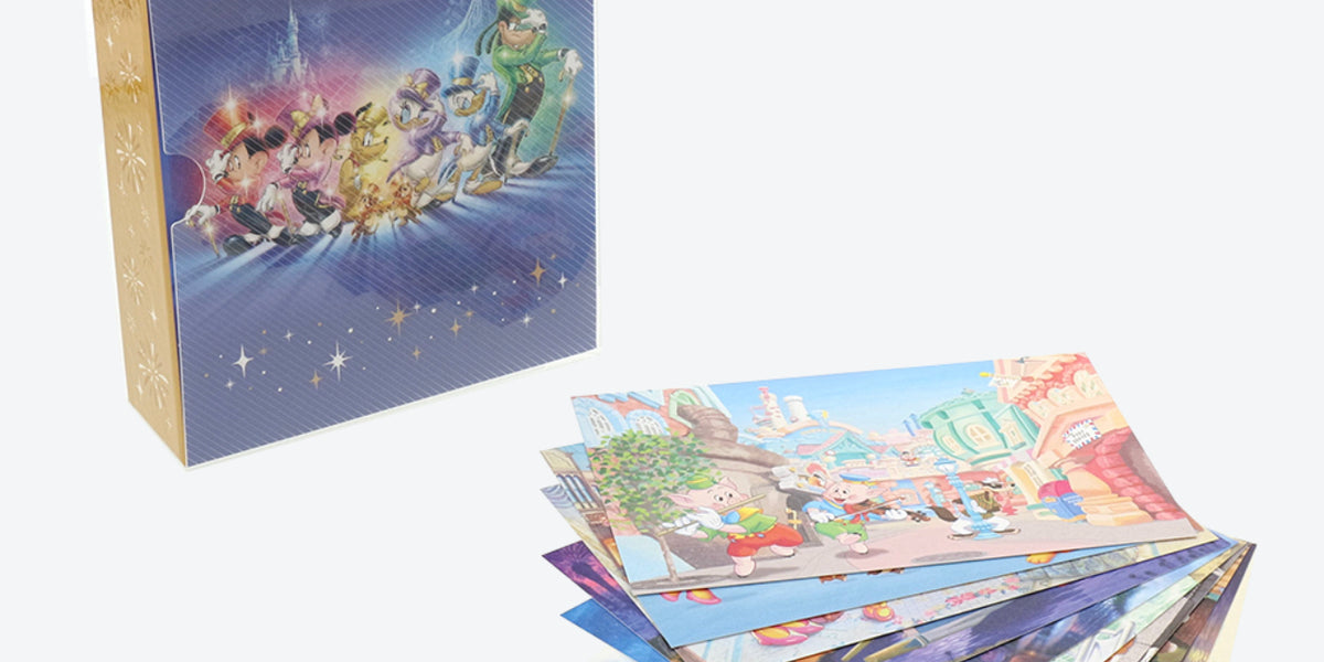 TDR - Tokyo Disney Resort Scenery & Disney Characters Post Card