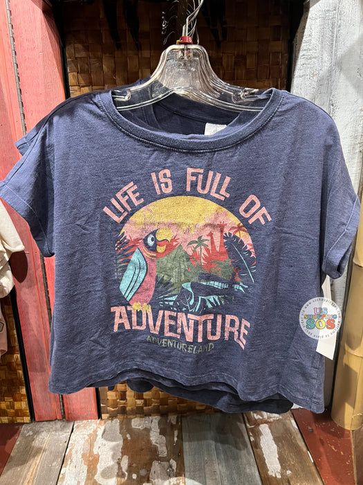 DLR/WDW - Adventureland - “Life is Full of Adventure” Crop T-shirt (Adult)