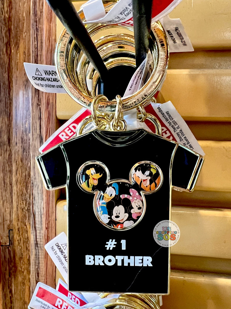 DLR - Mickey & Friends T-shirt Keychain - #1 Brother