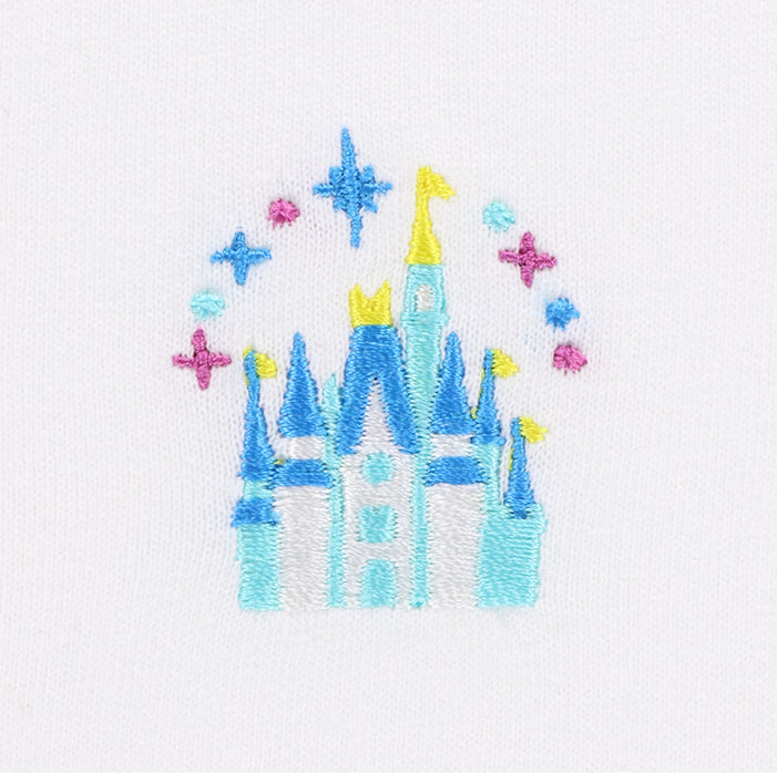 TDR - Cinderella Castle Embroidery T Shirt for Adults (Release Date: Apr 27)