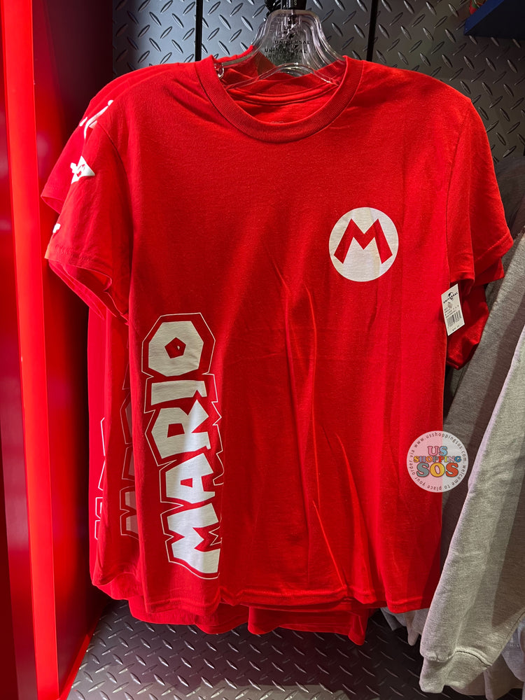 Universal Studios - Super Nintendo World - Mario “M” Logo Red Tee (Adult)