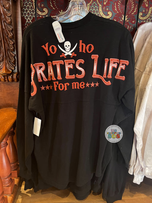 DLR - Spirit Jersey “Yo Ho Pirates Life for Me” Black Pullover (Adult)