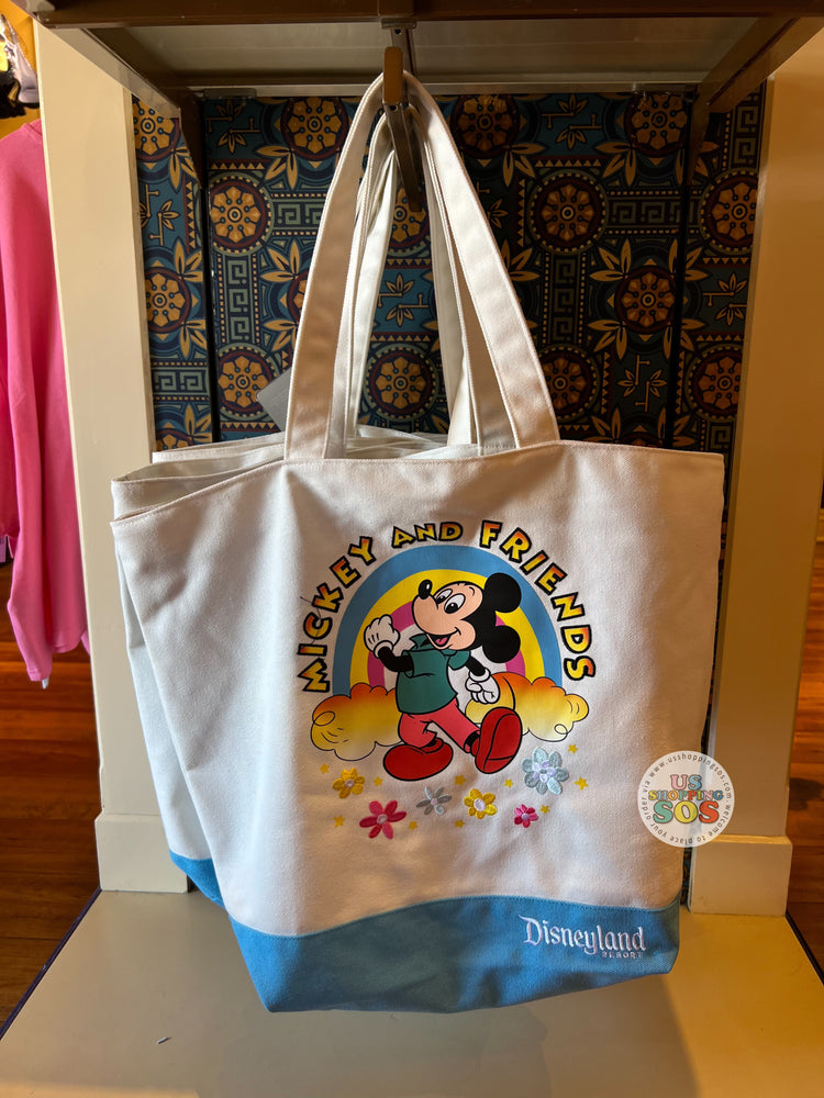 DLR - Mickey & Friends Disneyland Large Canvas Tote