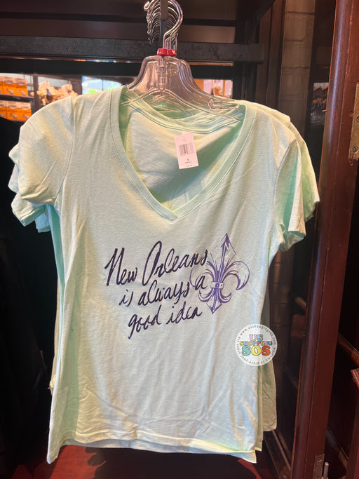 DLR - New Orleans Square - “New Orleans is Always a Good Idea” Mint Graphic Tee