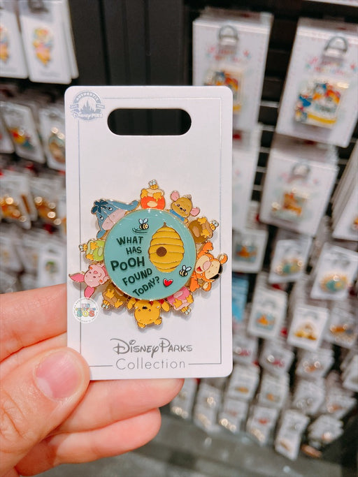 SHDL - Super Cute Winnie the Pooh & Friends Collection - Pin "WHAT HAS POOH FOUND TODAY"