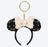 TDR - Minnie Mouse Sequin Bow Synthetic Leather Pearl Ear Headband x Keychain (Release Date: Jun 22)
