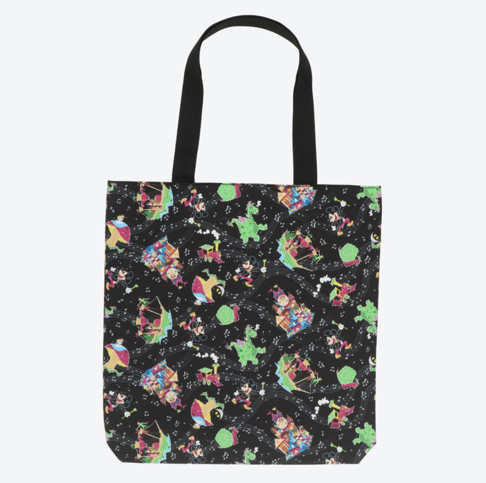 TDR - Tokyo Disneyland's attraction "Tokyo Disneyland Electrical Parade Dreamlights" Tote Bag with Mini Pouch (Release Date: May 11)