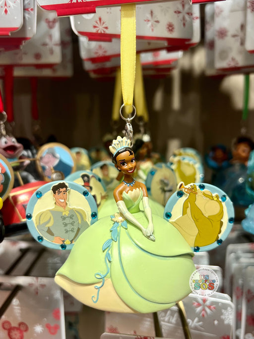 DLR/WDW - Ear Hat Hand Printed Ornament - Princess and the Frog