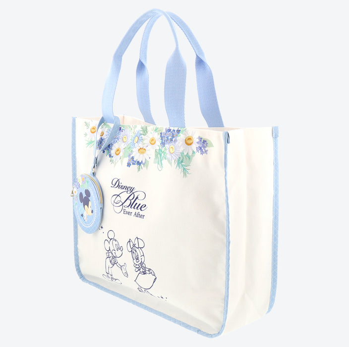 TDR - Disney Blue Ever After Collection - Mickey & Minnie Mouse Tote Bag with Pouch (Relase Date: May 25)