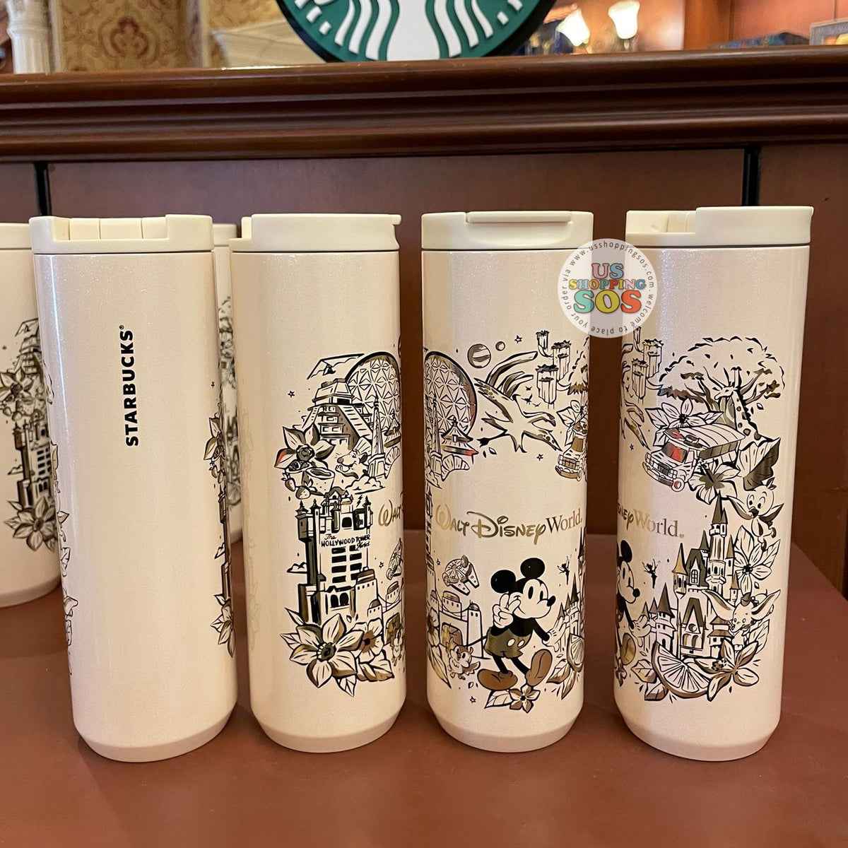 On Hand!!! DLR - Starbucks Cartoon Map Double Wall Tumbler - Disneylan —  USShoppingSOS