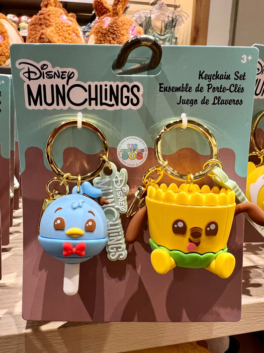 DLR/WDW - Munchlings Keychain Set of 2 - Donald Duck & Pluto