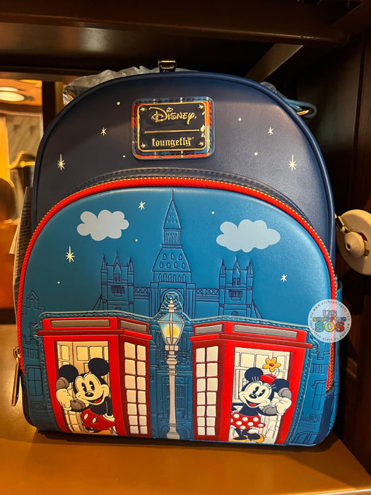disney parks exclusive disneyland castle loungefly mini backpack WDW - Epcot World Showcase United Kingdom
