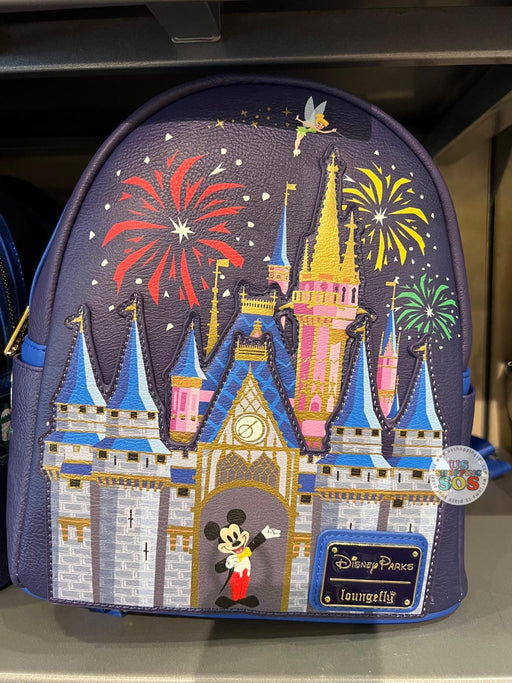 WDW - Loungefly Walt Disney World Mickey & Cinderella Castle Backpack