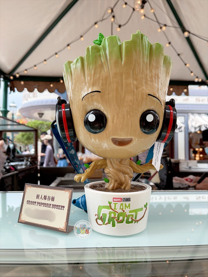 HKDL Groot Popcorn Bucket —