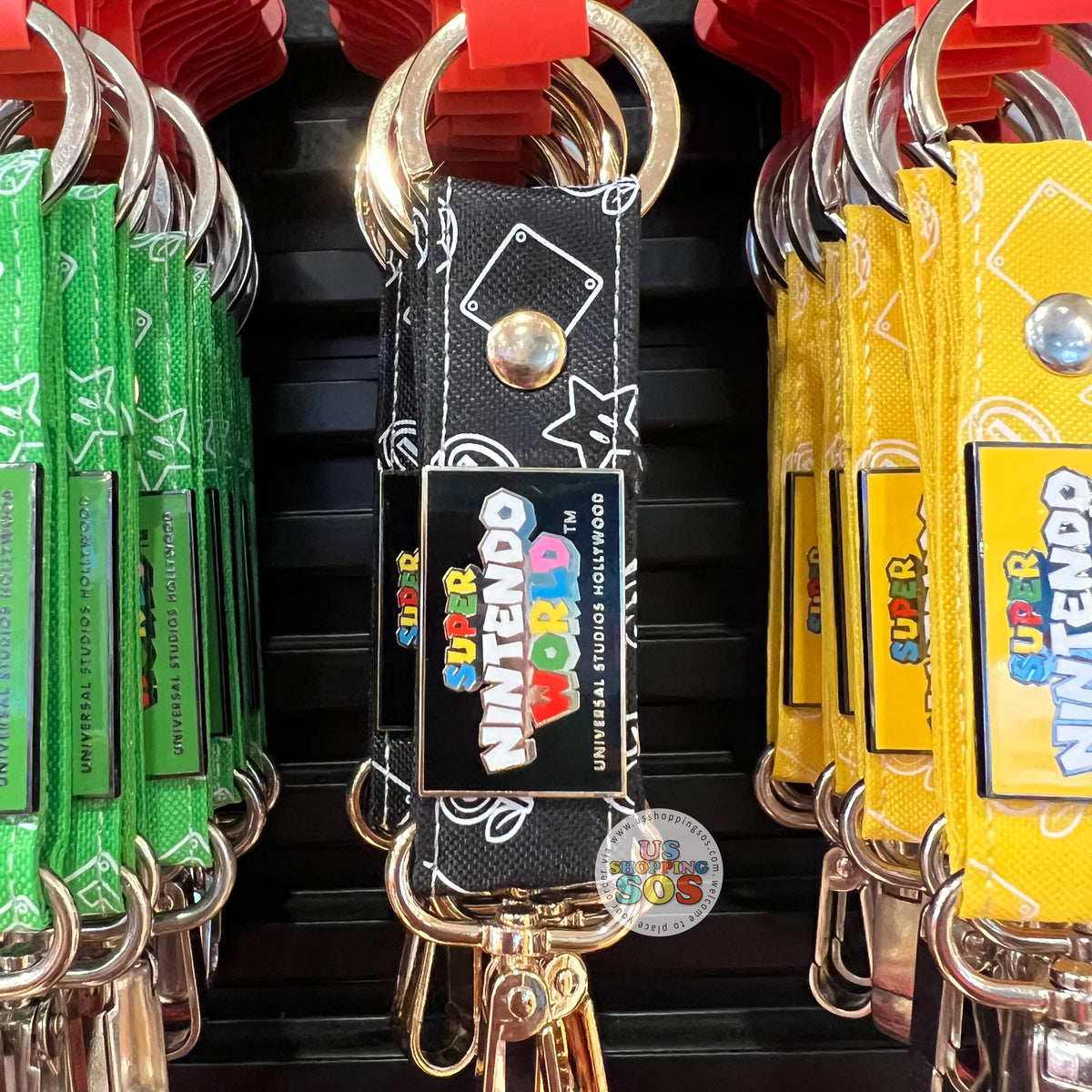 Universal Studios - Super Nintendo World - Logo Black Strap