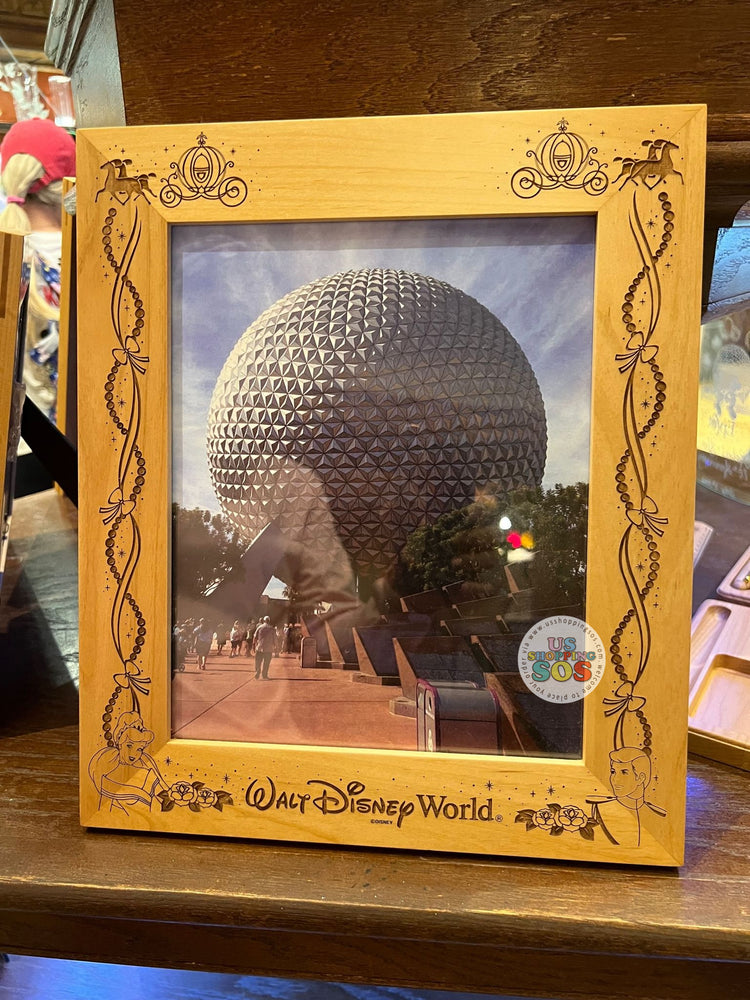 WDW - “Walt Disney World” Cinderella Wood Photo Frame
