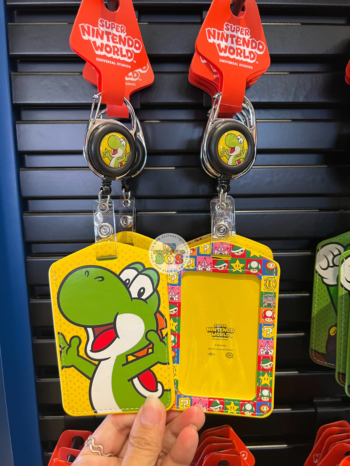 Universal Studios - Super Nintendo World - Yoshi Retractable Pass