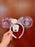 SHDL - Minnie Mouse Purple Glitter Clear Ears Headband