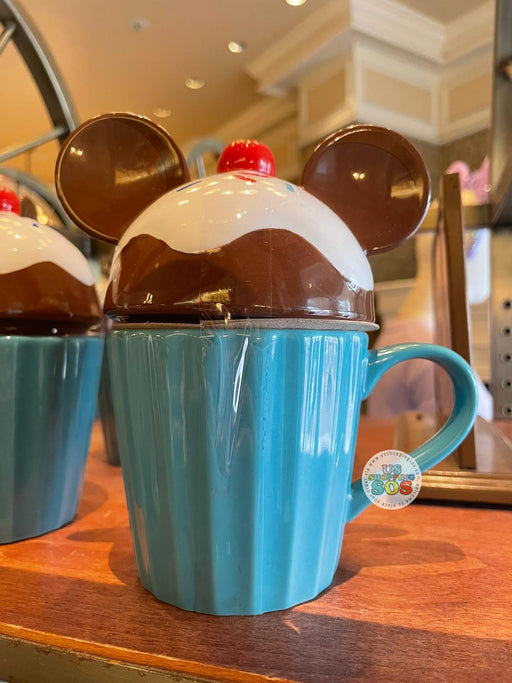 DLR/WDW - Disney Home Mickey Chocolate Sundae Mug with Lid