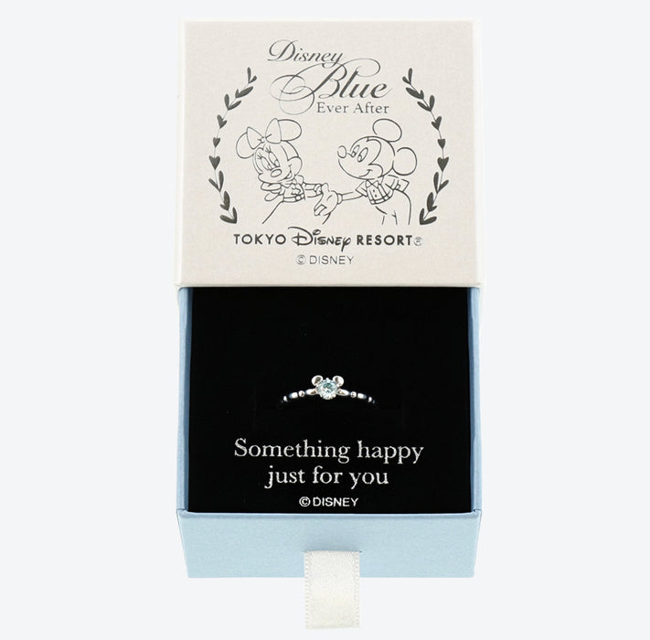 TDR - Disney Blue Ever After Collection - Mickey & Minnie Mouse Silver 925 Ring (Relase Date: May 25)