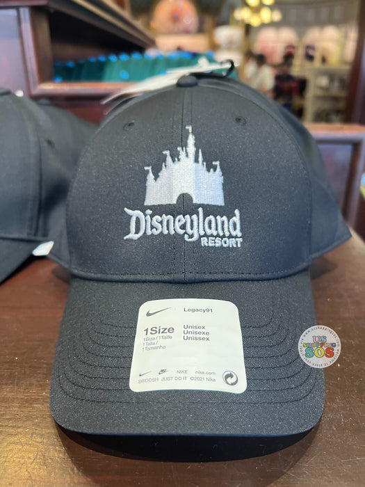 DLR Nike Legacy91 Castle Disneyland Resort Baseball Black Cap
