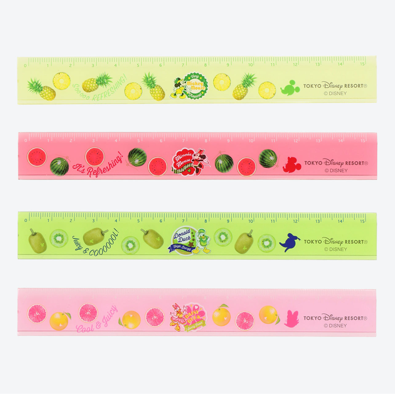 TDR - Mickey & Friends Fruits Party x Rulers Set (Release Date: May 25)