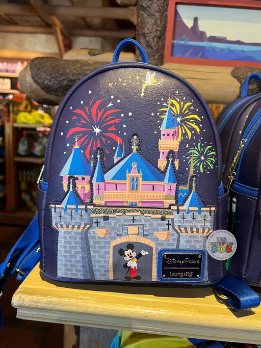 DLR - Loungefly Disneyland Mickey & Sleeping Beauty Castle Backpack