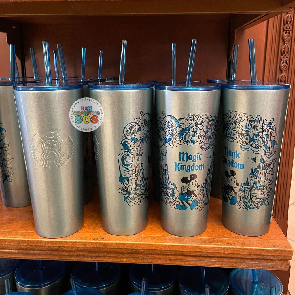 Magic Kingdom Stainless Steel Starbucks® Tumbler with Straw