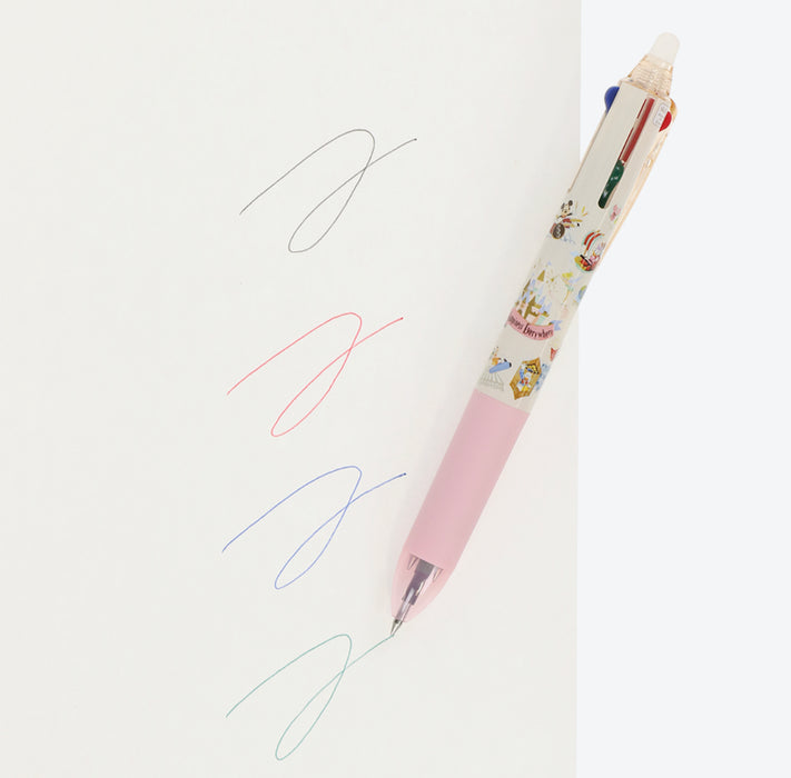 TDR - Tokyo Park Motif Gentle Colors Collection x PILOT FriXion Tri-Color Ballpoint Pen  (Release Date: Jun 15)