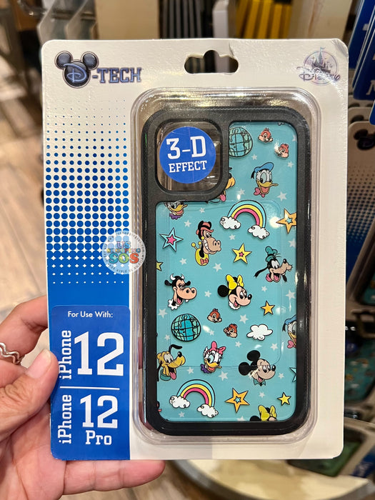 DLR/WDW - D-Tech Mickey & Friends Face Icon Blue 3D Effect iPhone Case