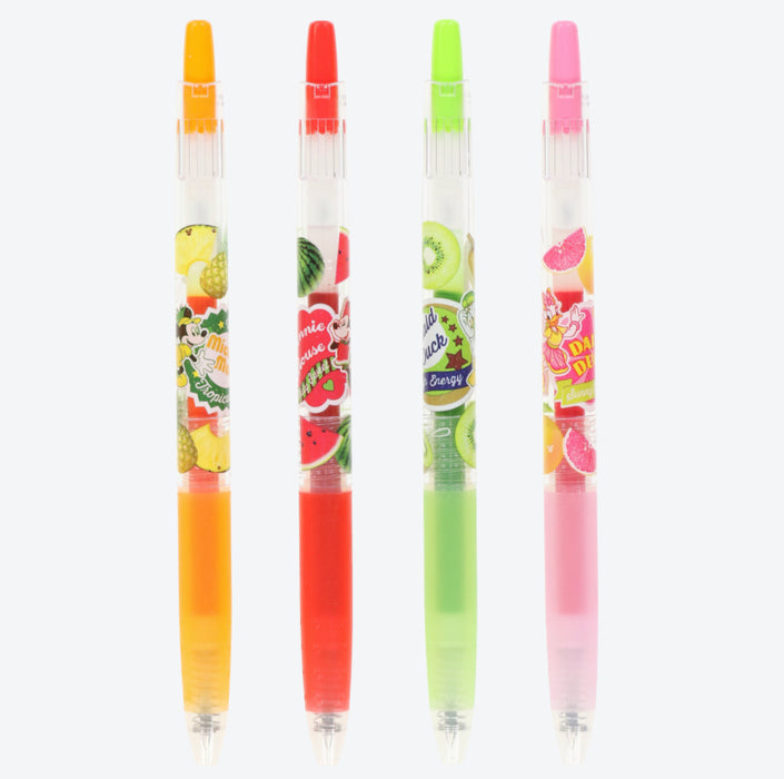 TDR - Mickey & Friends Fruits Party x PILOT Juice Gel Ink Ballpoint Pen Set (Release Date: May 25)