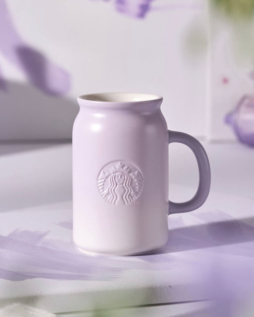 Starbucks China - Blooming Purple 2023 - 20. Ombré Purple Milk Bottle Ceramic Mug 420ml