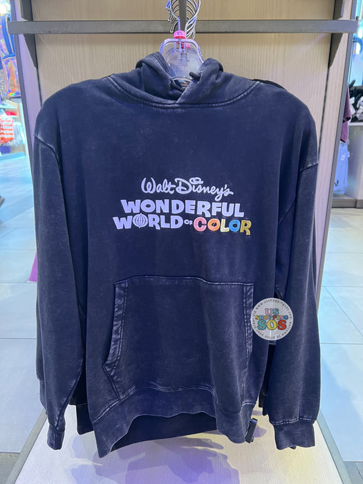 DLR/WDW - Disney100 - “Walt Disney’s Wonderful World of Color” Black Hoodie Pullover (Adult)