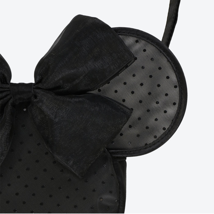TDR - Minnie Mouse Black Color Dot Lace Bow Shoulder Bag (Release Date: Aug 3)