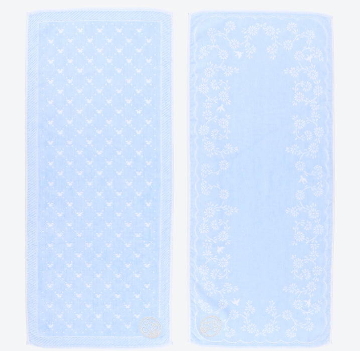 TDR - Disney Blue Ever After Collection - Mickey & Minnie Mouse Imabari Face Towels Set (Relase Date: May 25)