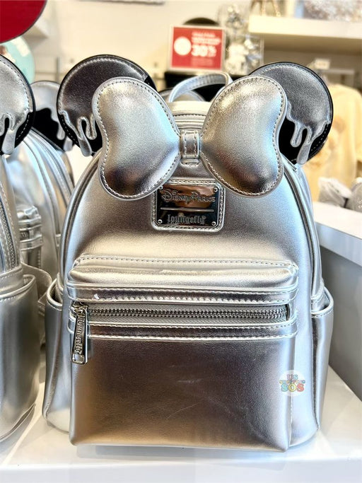 HKDL - 100 Years of Wonder - Loungefly Mickey Sparkling Silver Backpack