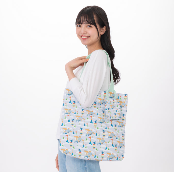 TDR - Tokyo Disneyland's attraction "Flying Dumbo" Tote Bag with Mini Pouch (Release Date: May 11)