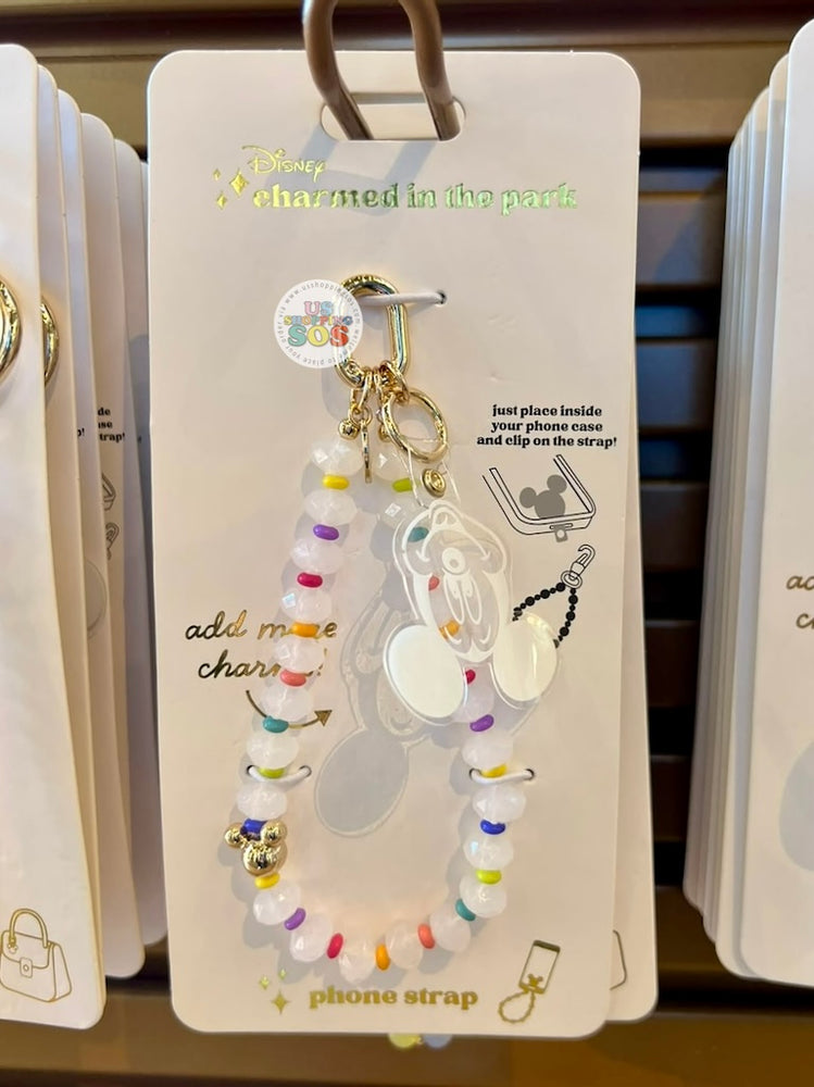 DLR/WDW - Charmed in the Park 2026 - Mickey Beads Phone Strap