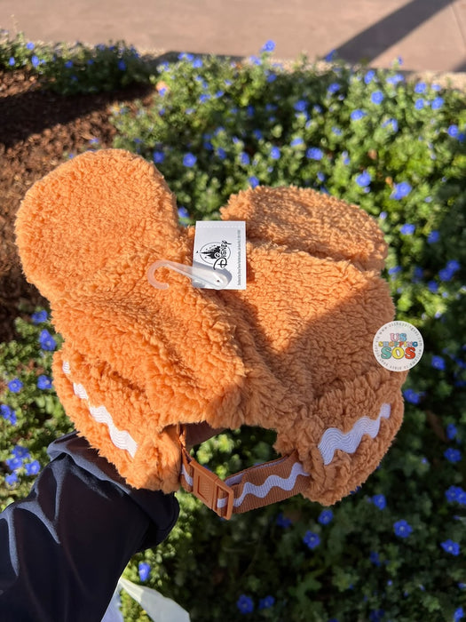 DLR/WDW - Christmas 2026 - Mickey Gingerbread Fluffy Ear Beanie (Adult)