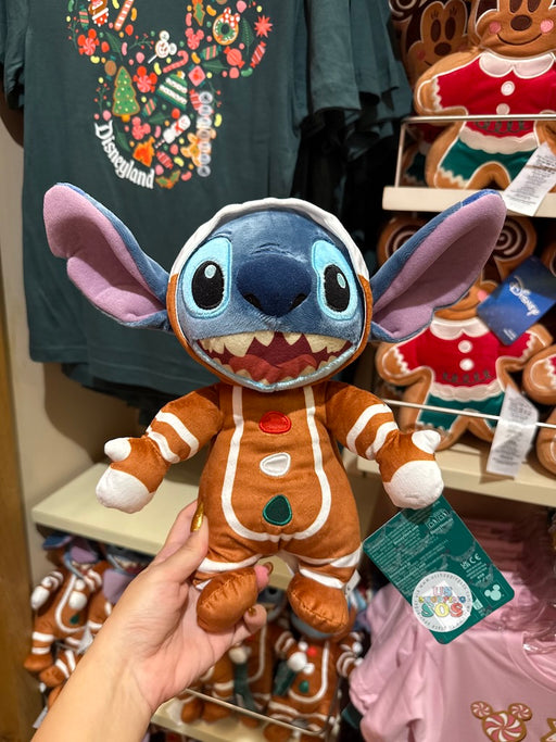 DLR/WDW - Christmas 2026 - Stitch Gingerbread Man Plush Toy
