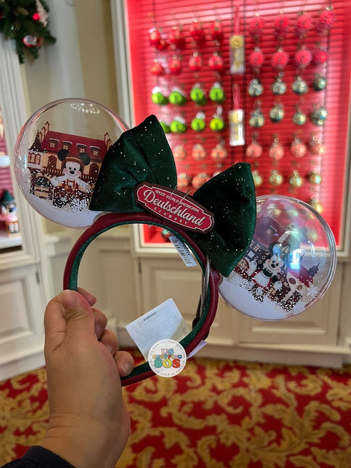 WDW - Epcot World Showcase Germany 🇩🇪 - Fröhliche Weihnachten! 2026 - Mickey & Minnie Snow Globe Ear Headband
