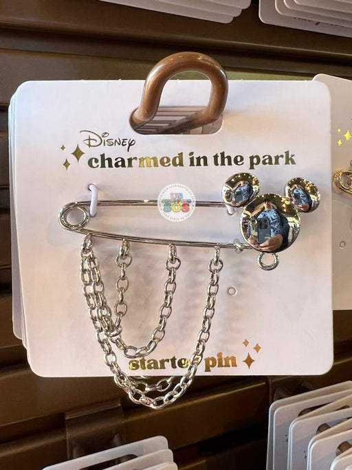 DLR/WDW - Charmed in the Park 2026 - Mickey Icon Silver Starter Pin