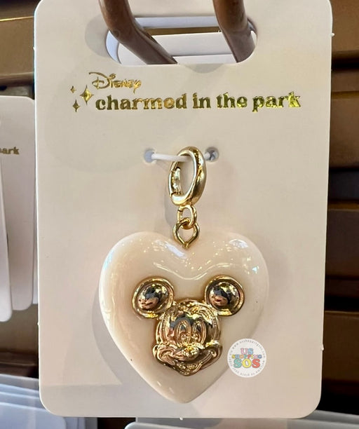 DLR/WDW - Charmed in the Park 2026 - Mickey in Pearl Heart Single Charm