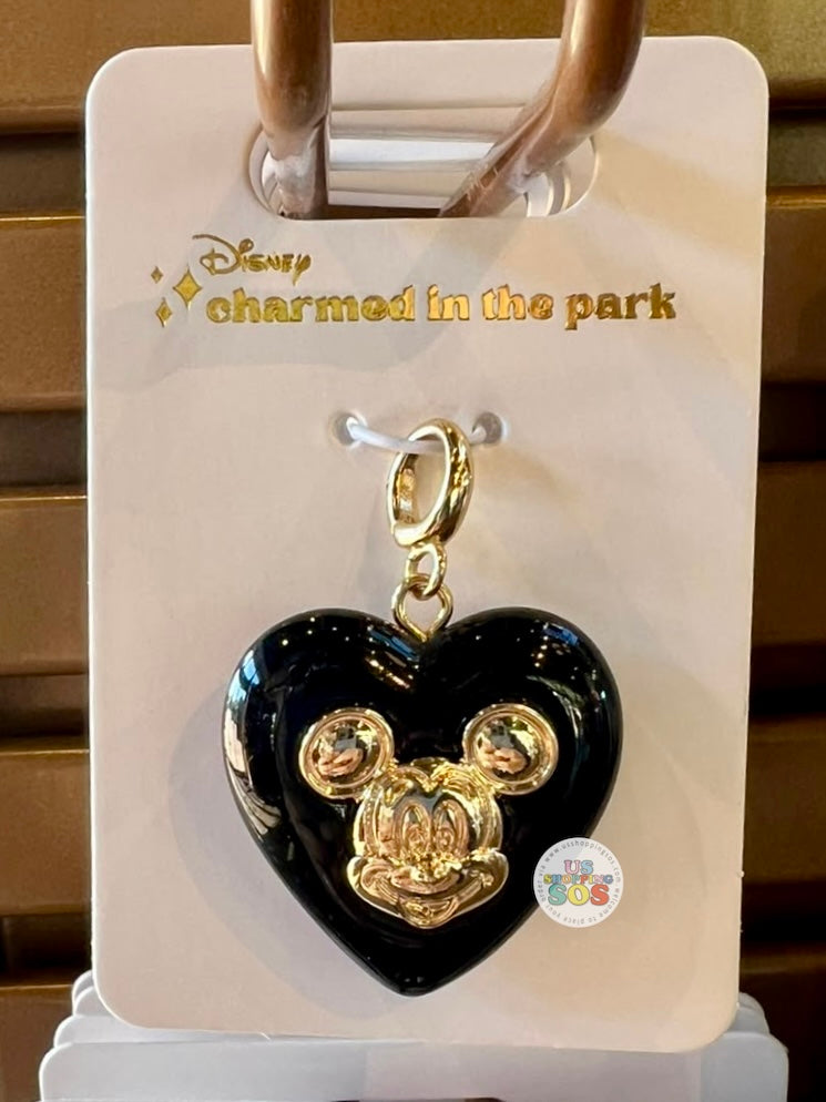 DLR/WDW - Charmed in the Park 2026 - Mickey in Black Heart Single Charm