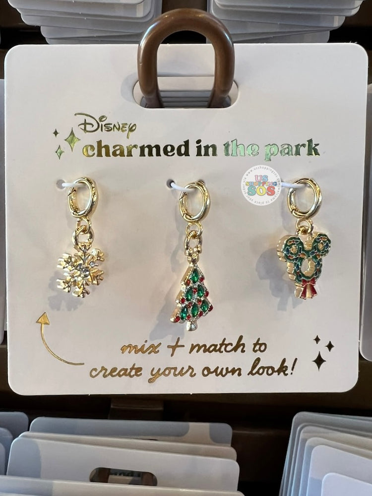 DLR/WDW - Charmed in the Park 2026 - Christmas Theme Charm Set