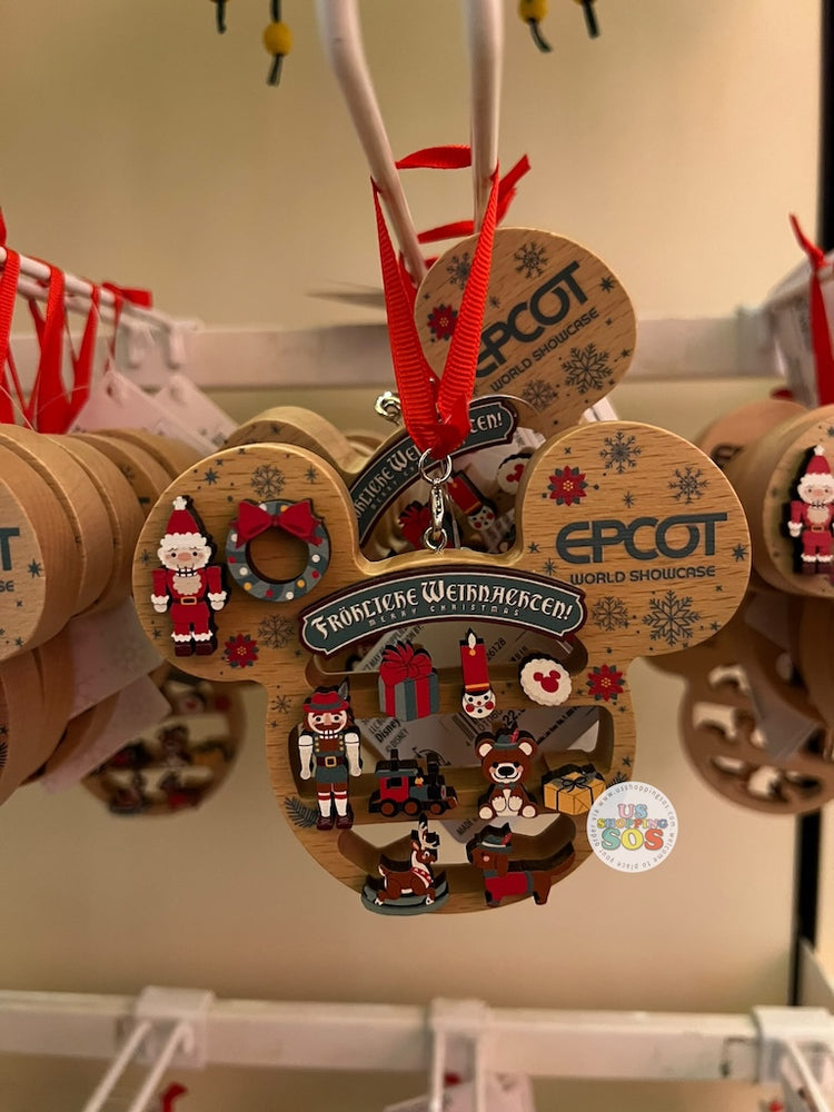 WDW - Epcot World Showcase Germany 🇩🇪 - Fröhliche Weihnachten! 2026 - Mickey Icon Holiday Ornament