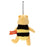 Japan Takara Tomy - Winnie the Pooh Costume Series Bee Plush Keychain
