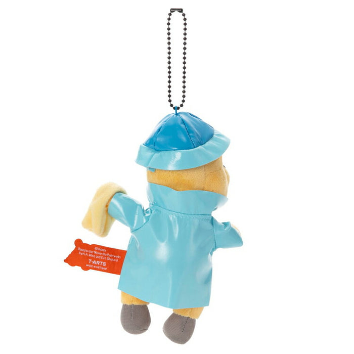 Japan Takara Tomy - Winnie the Pooh Costume Series Raincoat Plush Keychain